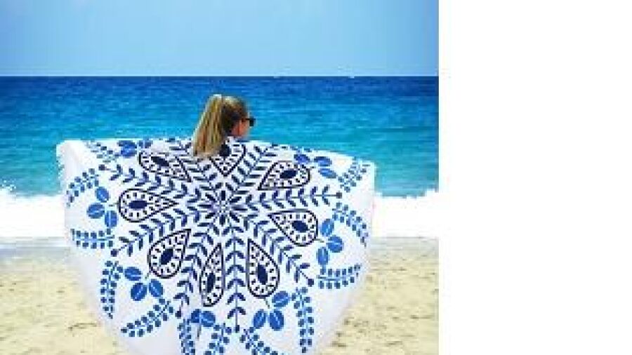 Geweldige zomerse musthave; een rond strandlaken!
