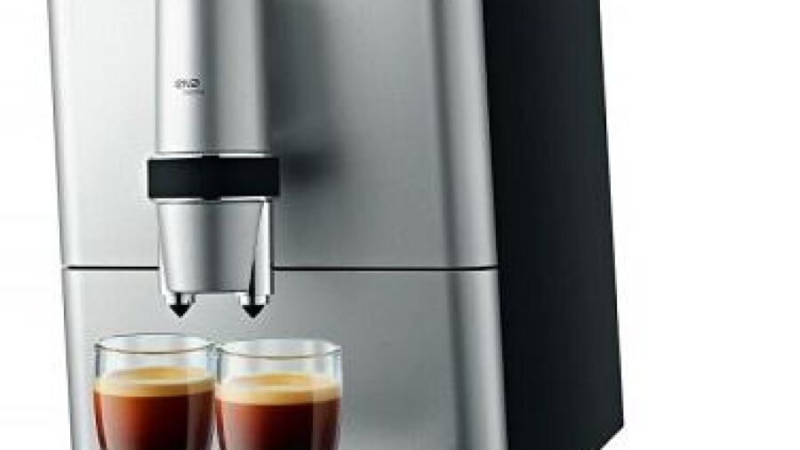 Ultracompacte koffiemachine van Jura met intelligente koffie-uitloop