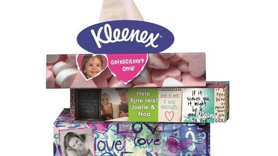 Tissues overal bij de hand in je eigen designbox