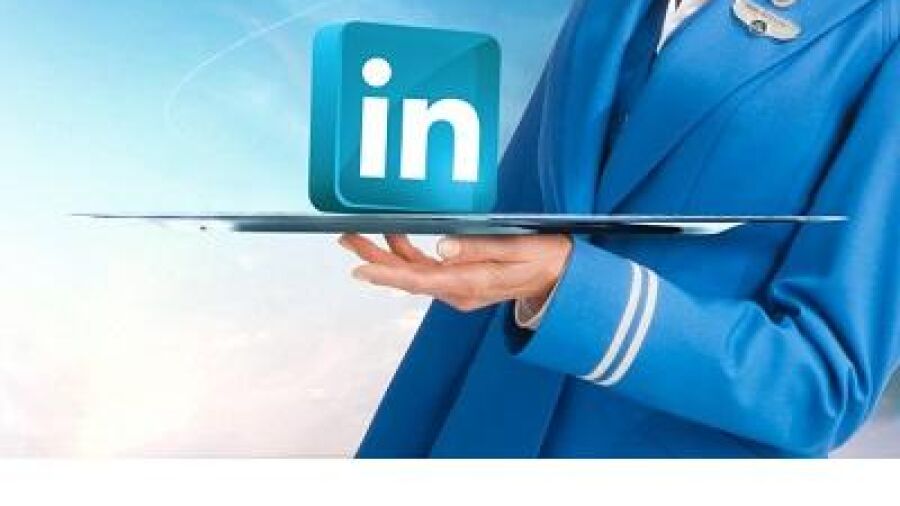 KLM biedt als eerste service via LinkedIn