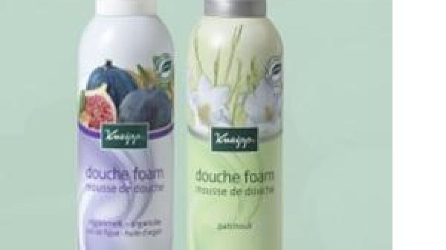 Nieuwe zacht geurende douche foams