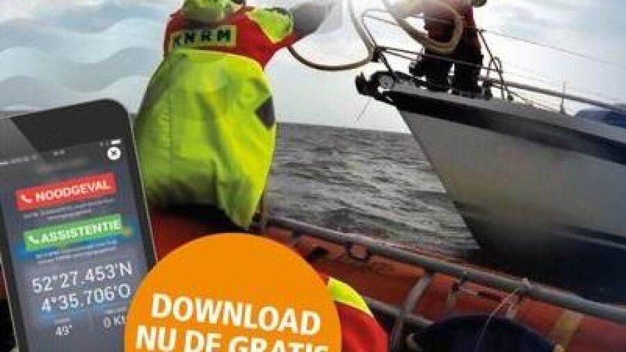 Nieuwe versie KNRM Helpt app voor watersporters
