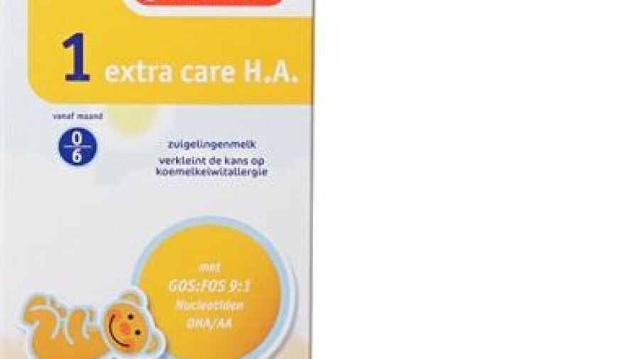 Veiligheidswaarschuwing Kruidvat Zuigelingenvoeding 1 Extra Care H.A.