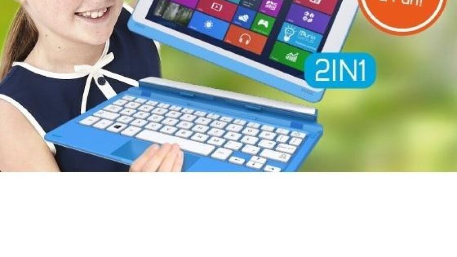 2-in-1 laptop en tablet voor kinderen