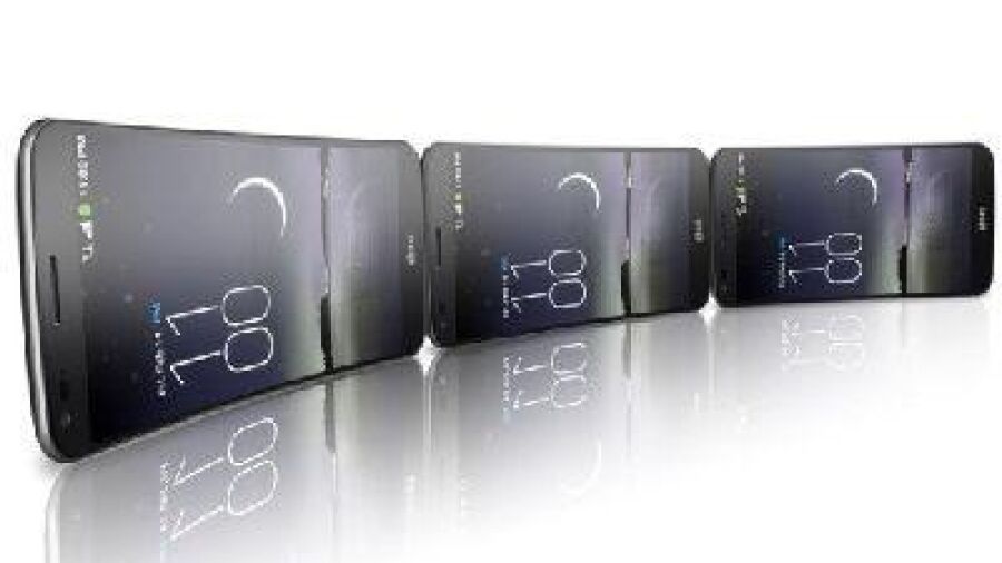 De LG G Flex, í¢äåä¢s werelds eerste flexibele smartphone met zelfhelende achterkant