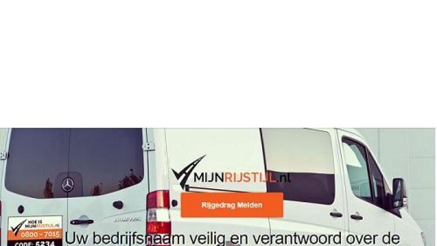 Inzicht in gedrag bestuurders bedrijfsvoertuigen door MIJNRIJSTIJL.nl