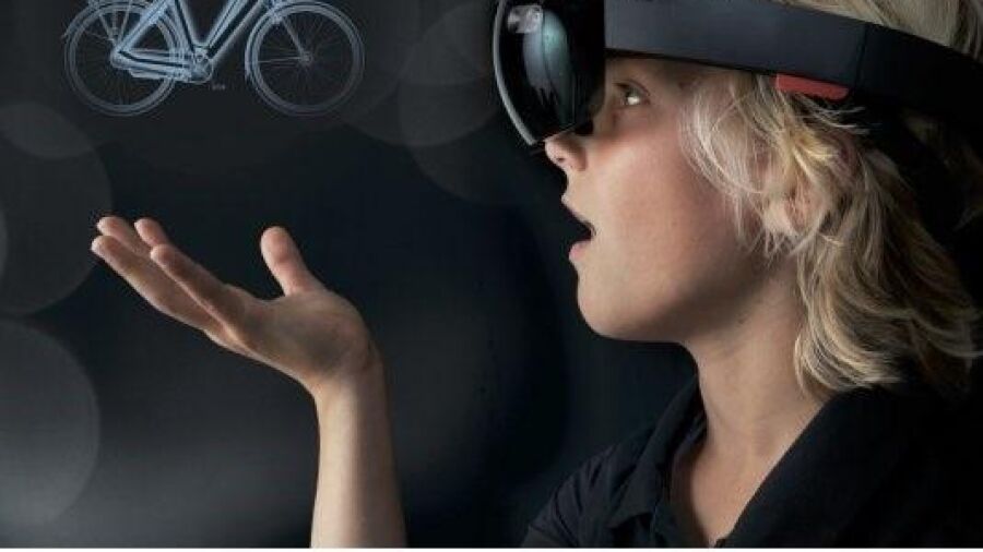 Futuristisch op de fiets