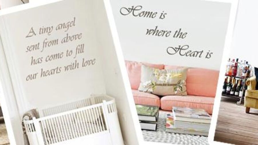 Decoratieve muurstickers