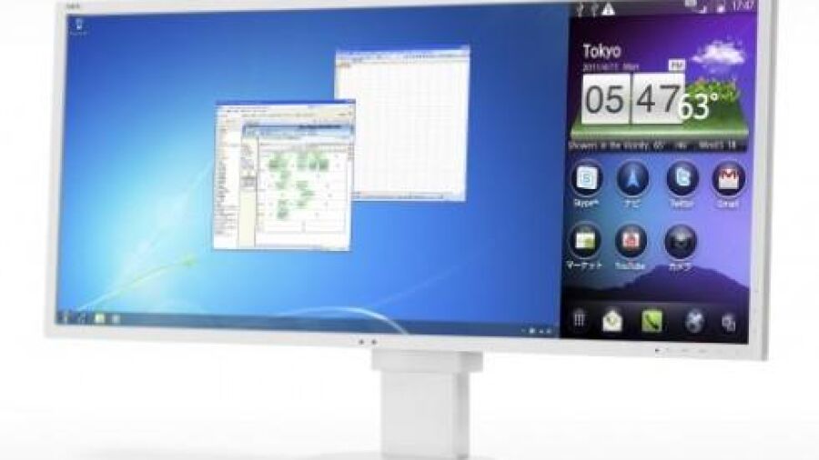 Monitor met LED-backlight voor moderne kantoren