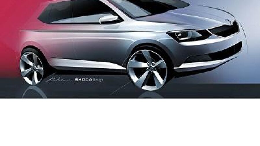 Eerste blik op de nieuwe íæKODA Fabia
