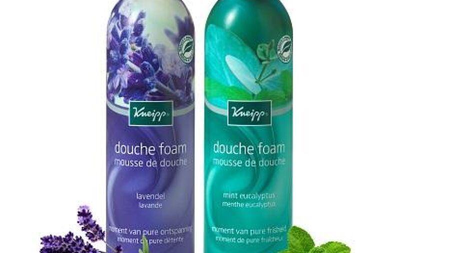 Geluksmomentje onder de douche met nieuwe douche foams van Kneipp