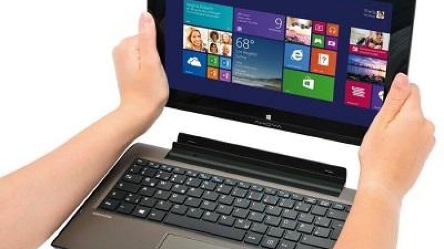 Notebook en tablet in í©í©n: MEDIONí¬ multimode touch-notebook met Windows 8.1