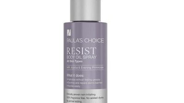 Boost je body met de nieuwe Paulaí¢äåä¢s Choice Resist Body Oil Spray