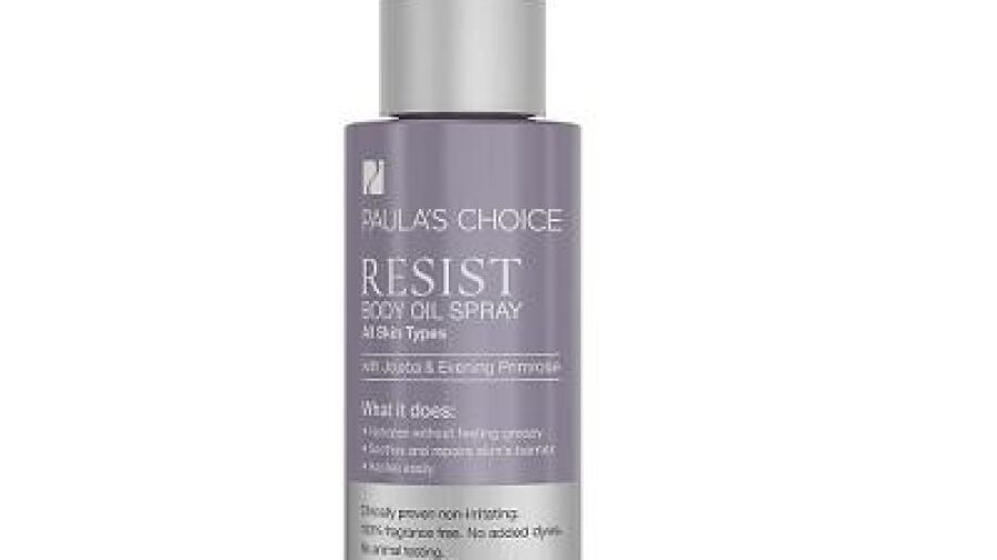 Boost je body met de nieuwe Paulaí¢äåä¢s Choice Resist Body Oil Spray
