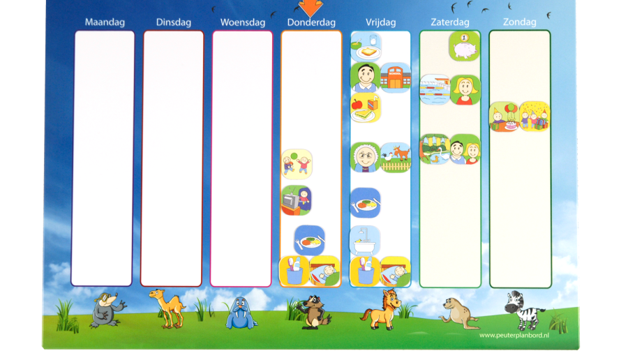 Planbord voor kinderen