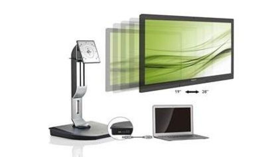 Philips USB Docking Stand: een monitorstandaard en universele dock in í©í©n