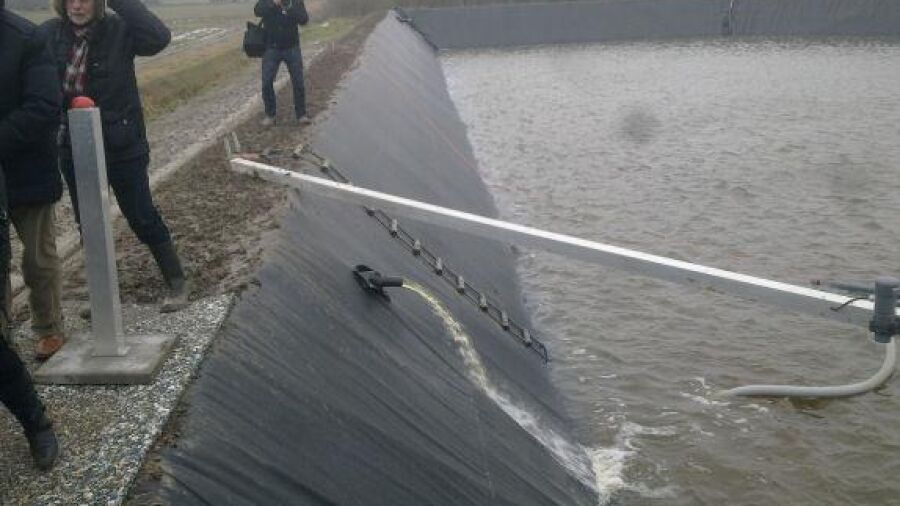 Pilot met zelfvoorzienend systeem voor wateropslag