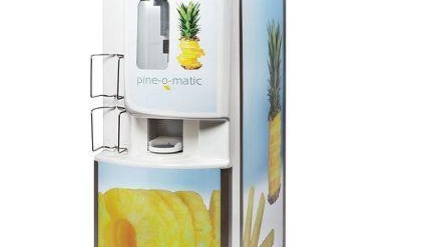 Pine-O-Matic: in 18 seconden een vers geschilde ananas in schijven