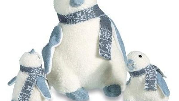 Blokker pinguí¿n met sjaal