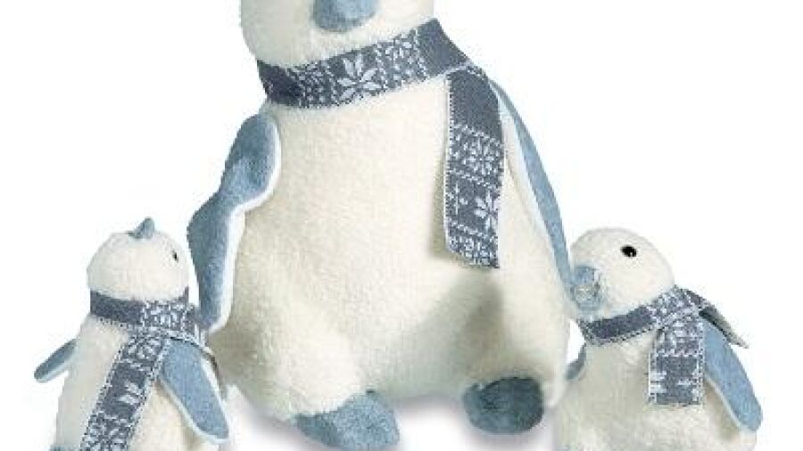 Blokker pinguí¿n met sjaal