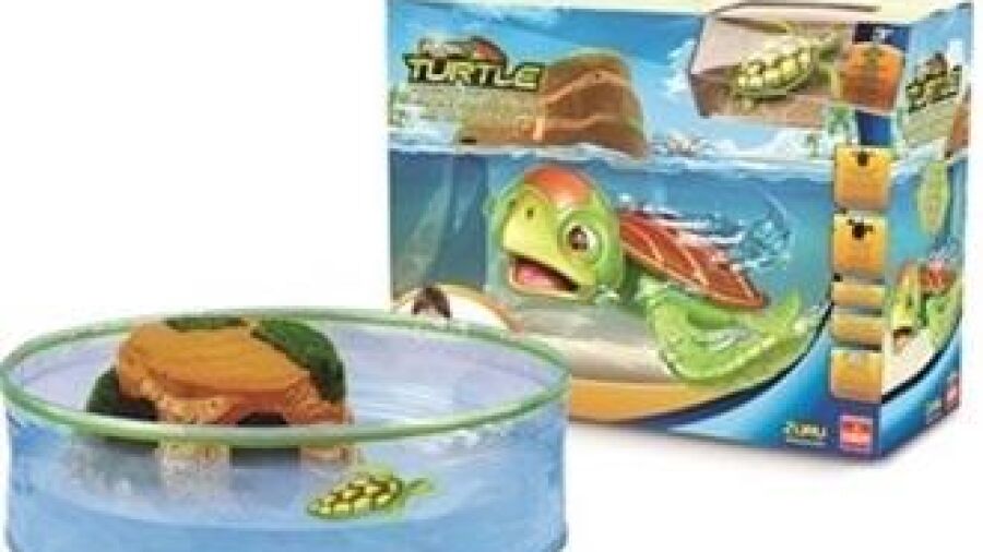 Robotschildpad Robo Turtle van Goliath kan zwemmen í©n kruipen