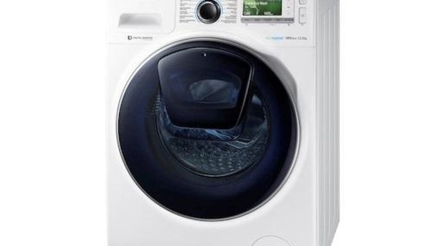 Wasmachine met extra deur