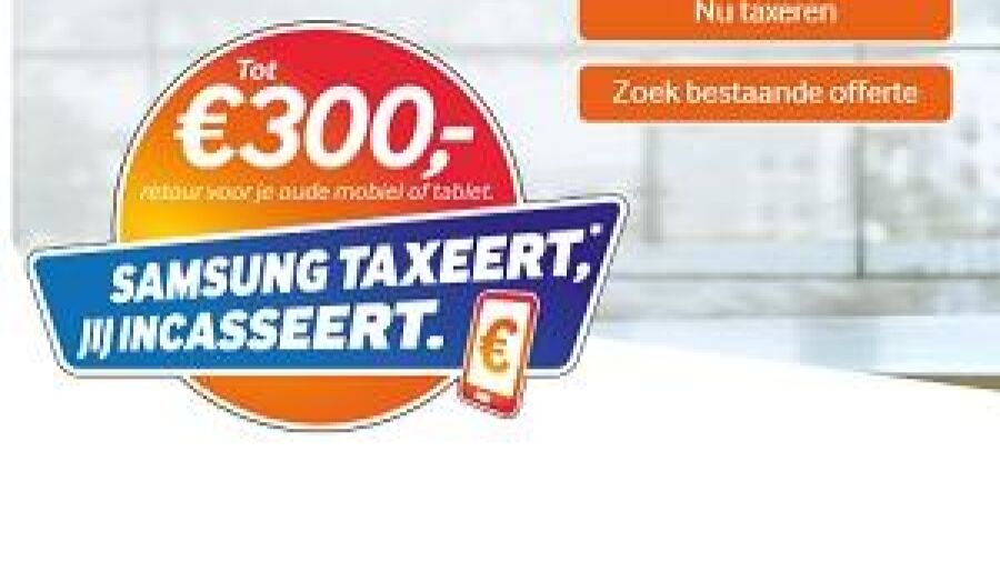 Samsung geeft geld voor oude mobiel en tablet
