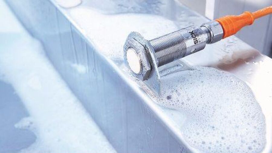 Robuuste inductieve sensor voor de voedings-middelenindustrie