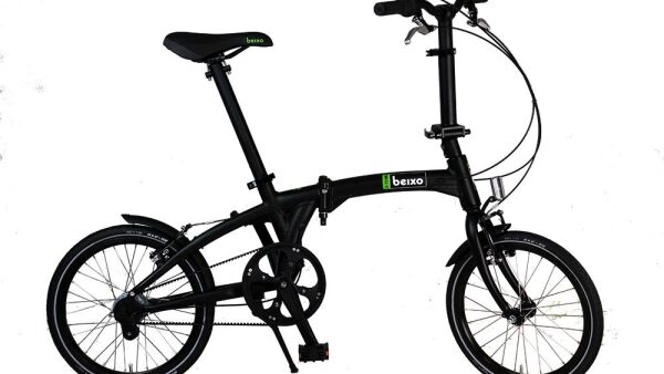Eerste 16 inch vouwfiets met aandrijfriem