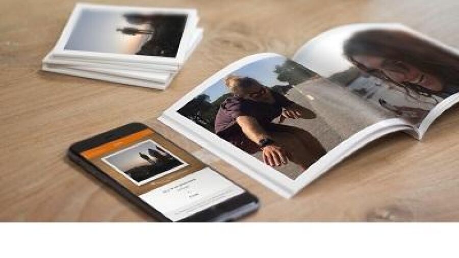 Smartphone app voor fotoboeken