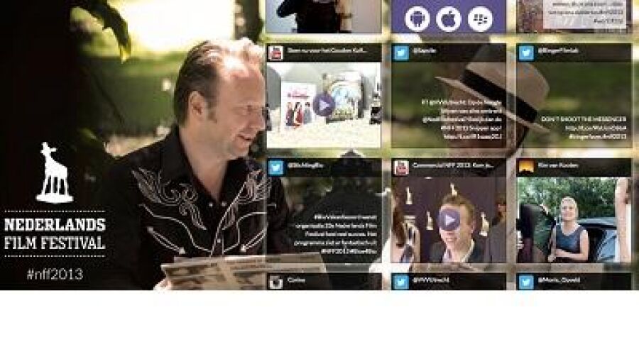 Nederlands Film Festival via social app Snipper door iedereen te volgen
