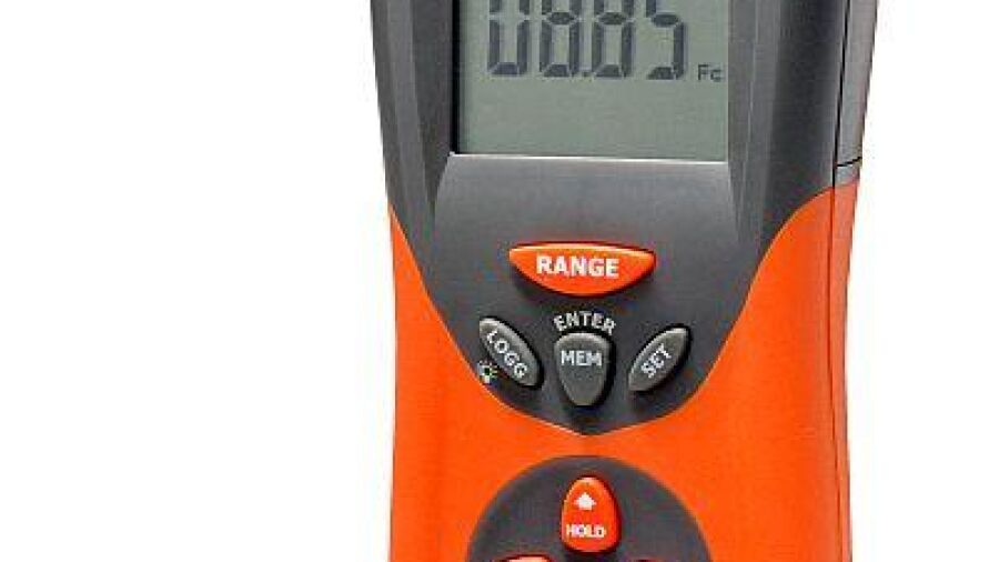 Lichtsterkte meter voor LED verlichting