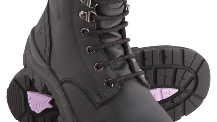 Steel Blue Ladies Argyle op vrouwelijke leest geschoeid