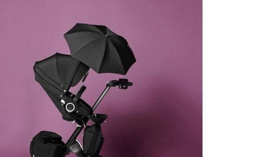 De ultieme Connection-kinderwagen Stokke Xplory True Black