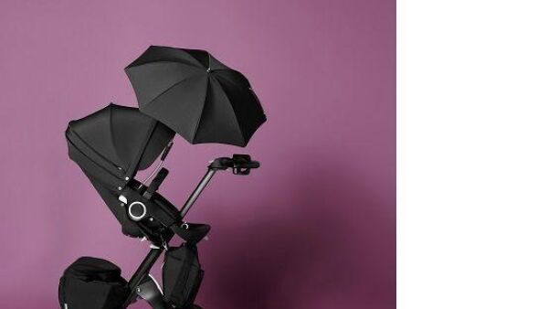 De ultieme Connection-kinderwagen Stokke Xplory True Black