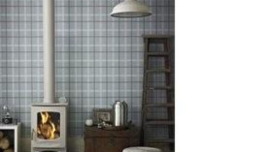 Hippe behangcollectie met stoere ruitpatronen