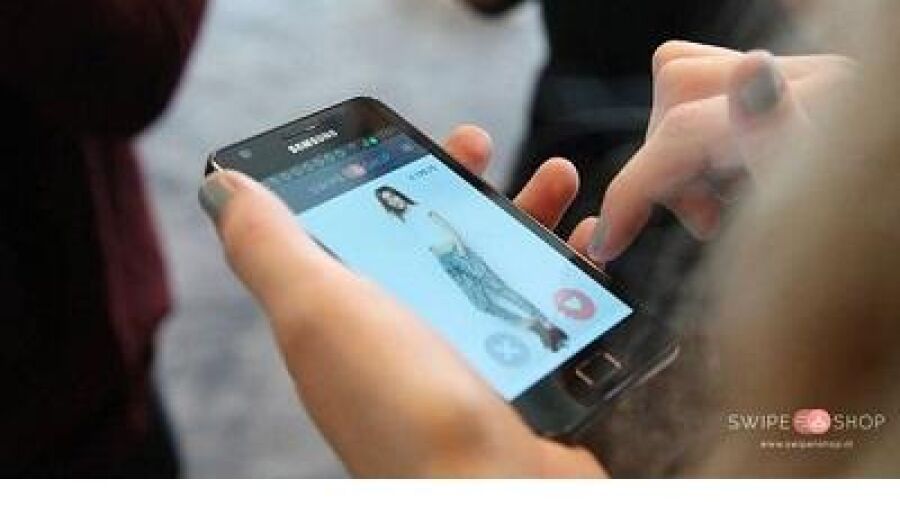 Tinder-like app voor fashion