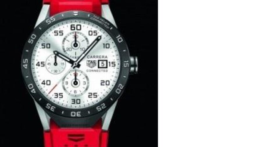 Het eerste luxe Zwitserse horloge met internetverbinding, Intel Inside en Android Wear