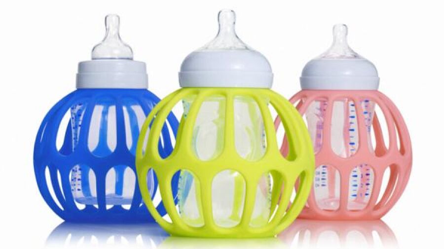 Handige universele baby flessenhouder