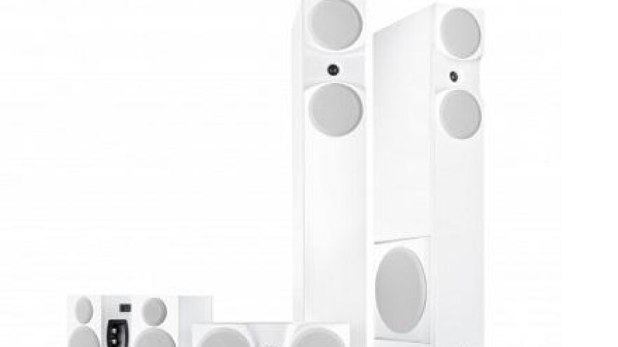 Home cinema sound zonder subwoofer