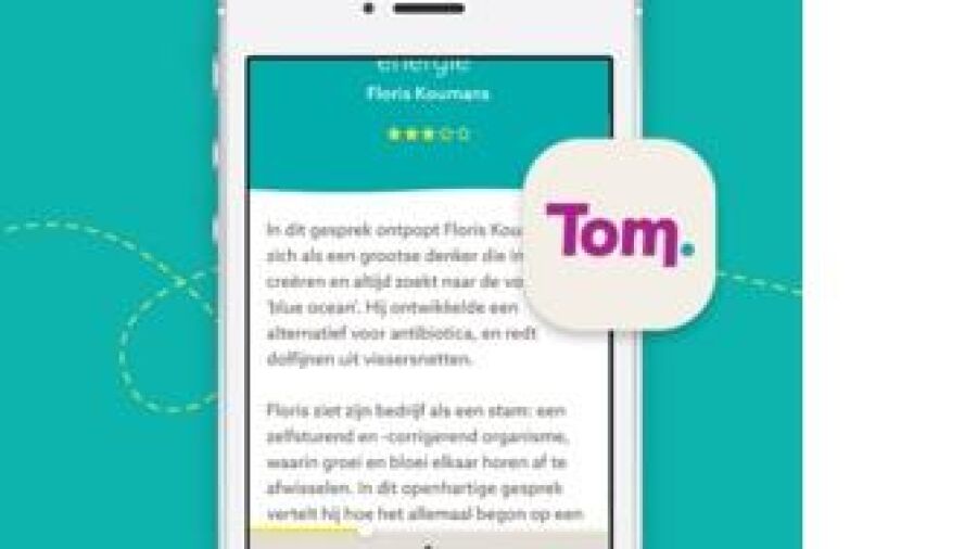 Tom lanceert de Tomdenken-app