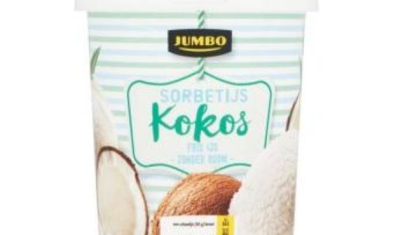 Belangrijke veiligheidswaarschuwing Jumbo Kokos Sorbetijs