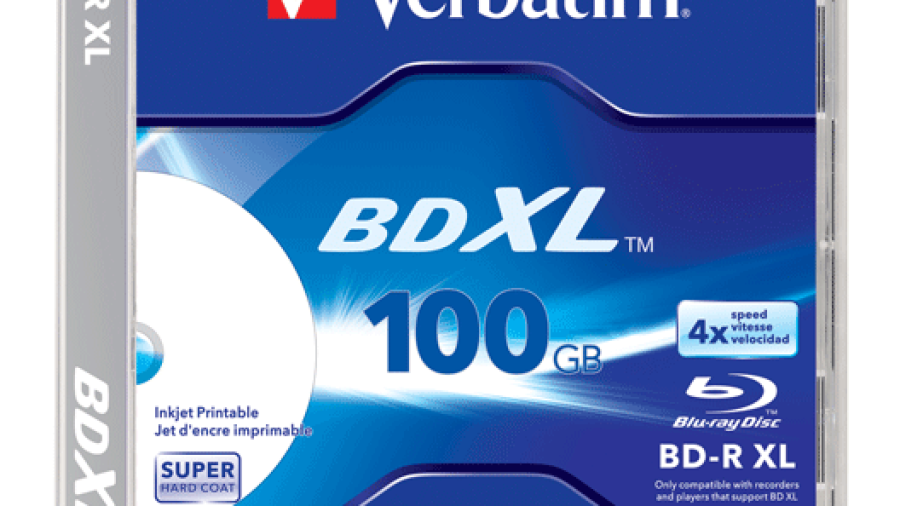 Verbatim lanceert beschrijfbare Blu-ray-disk van 100 GB