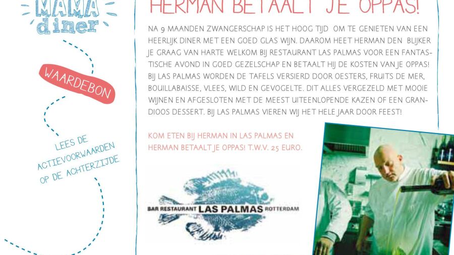 Laat je verwennen met de nieuwe MAMAdiner waardebonnen