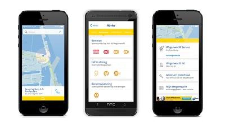Wegenwacht app met GPS tracker
