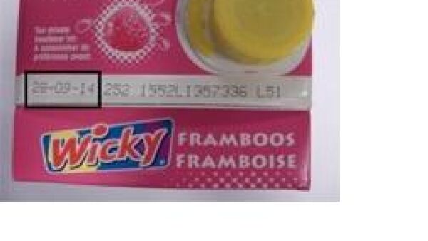 Terugroepactie Wicky fruitdrink framboos