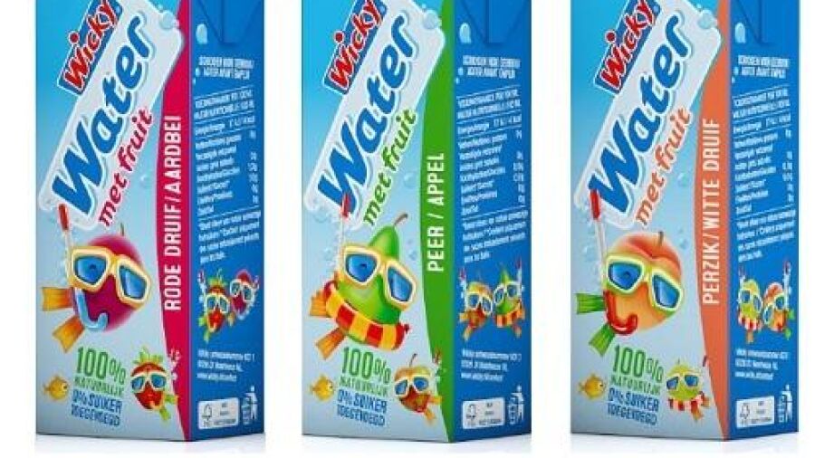 Wicky Water met Fruit nu in de supermarkt