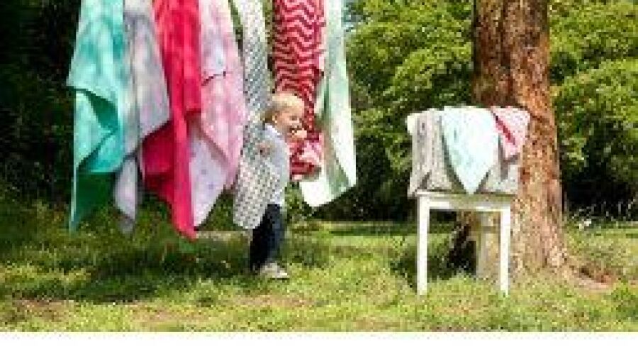 Modieuze collectie voorjaar- en zomerdekens voor baby, peuter en kleuter