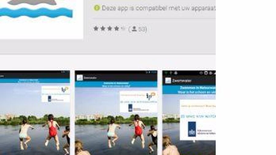 Vind je ideale zwemplek met de Zwemwater app