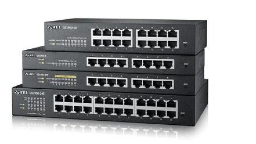 ZyXEL introduceert GS1900 Gigabit Ethernet Switches